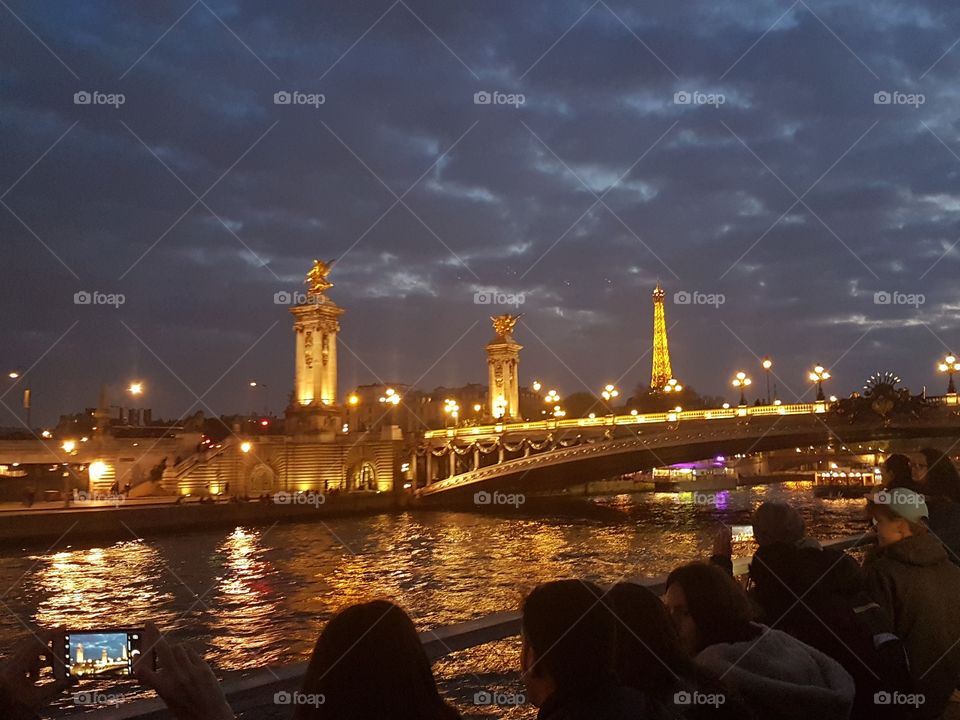 Cruising along the Seine River