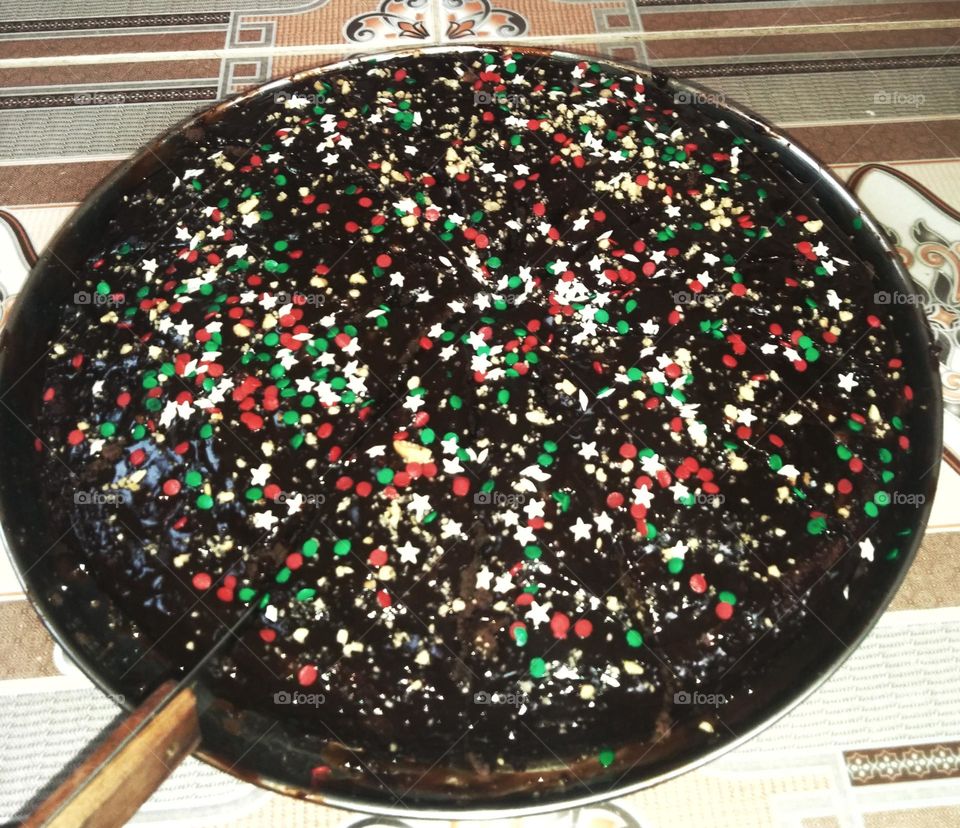 Delicious chocolate cake