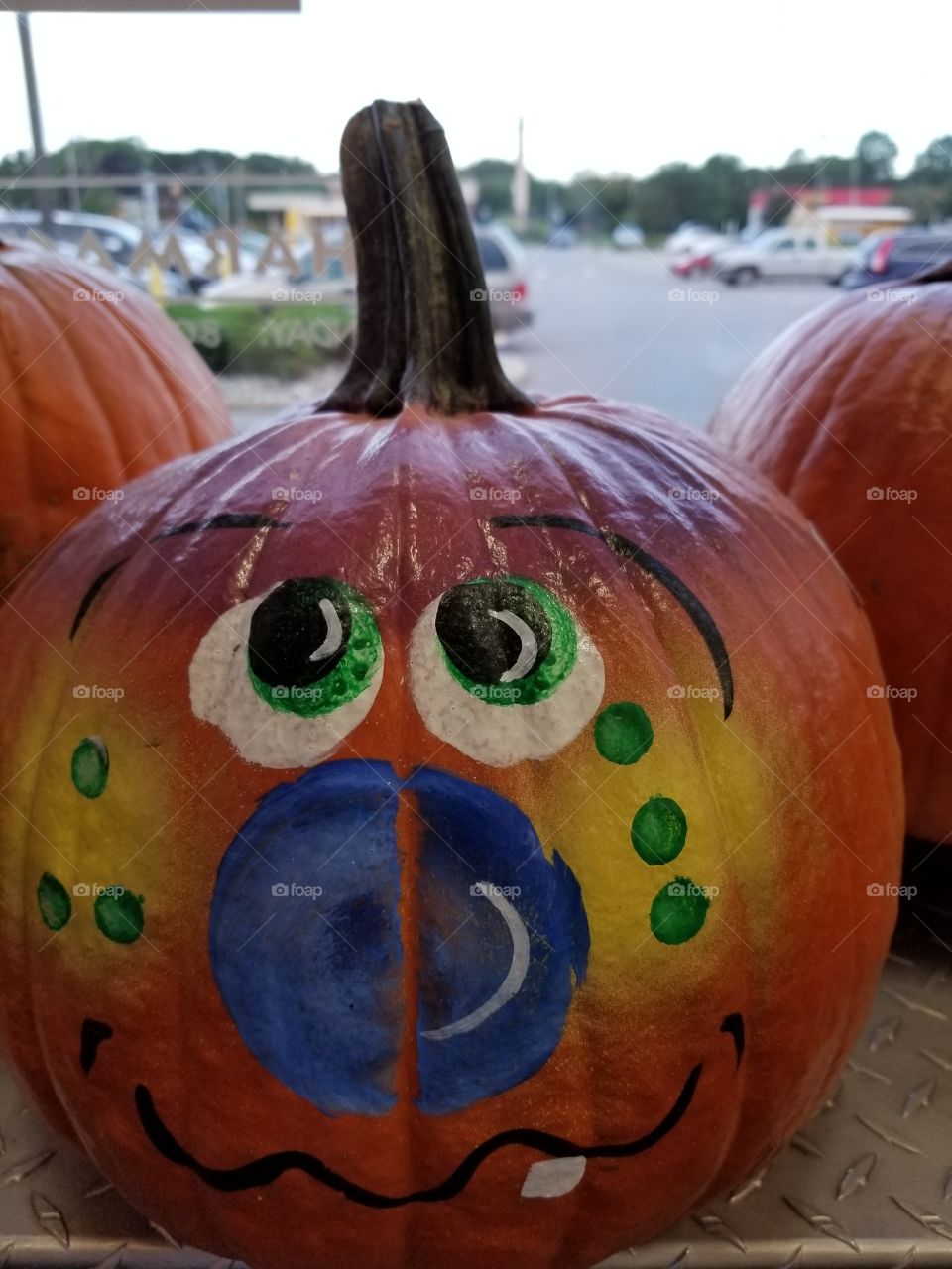 A paint Pumpkin