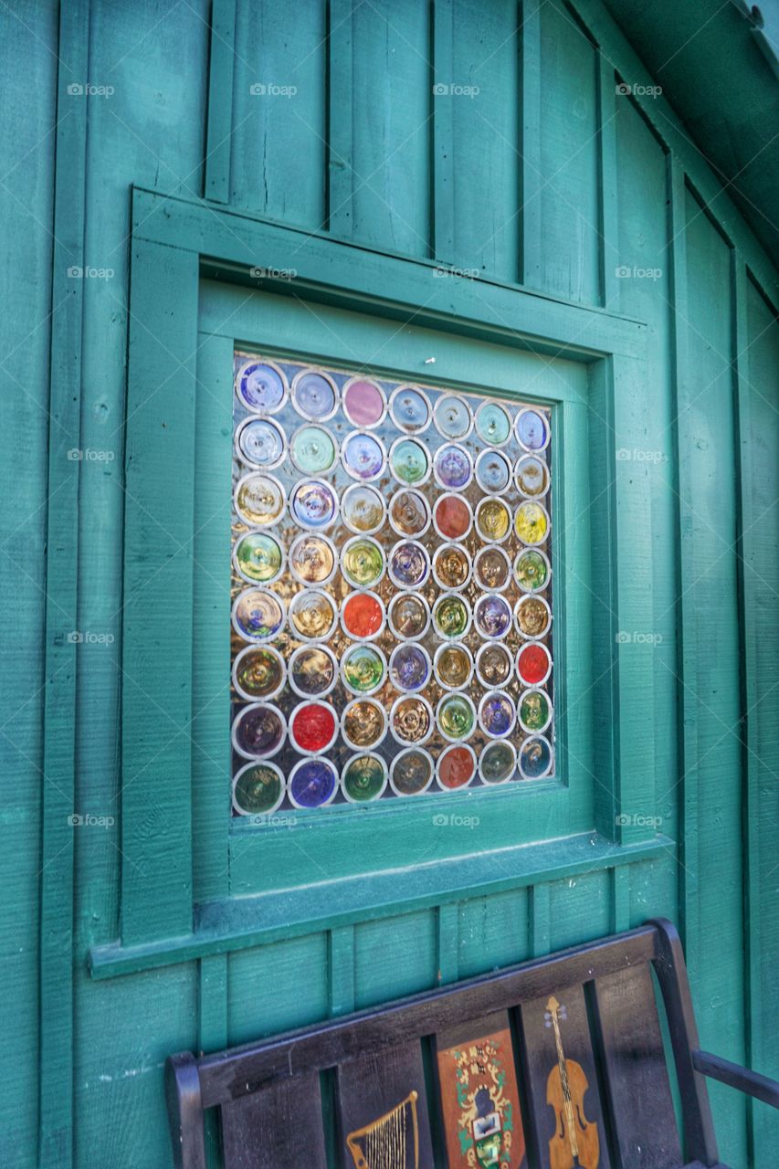 Circle Pattern Window Inlay