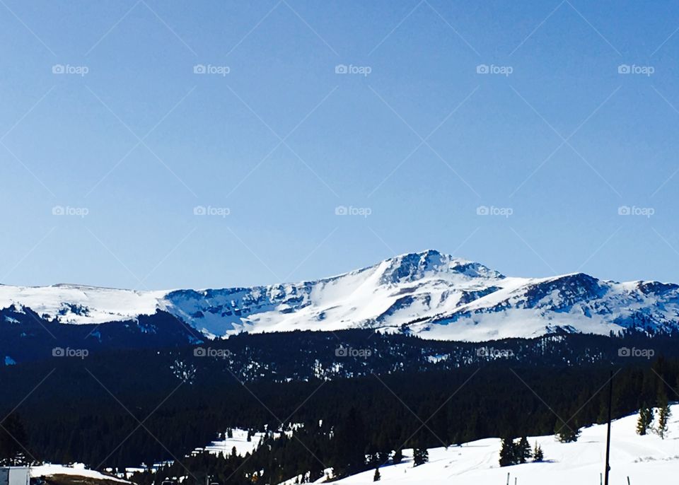 Colorado blue sky 