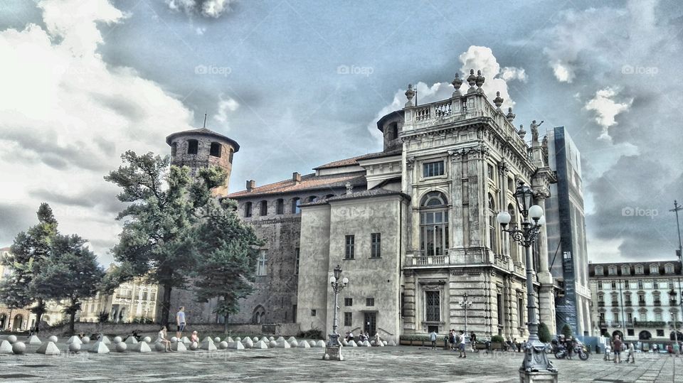 Piazza Castello a Torino.