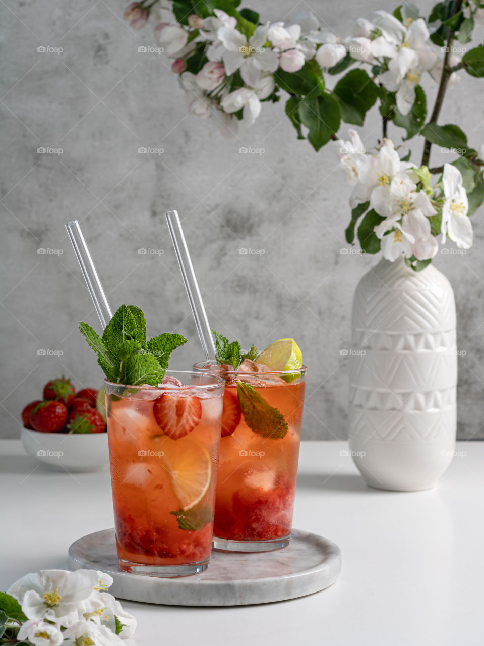 Strawberry mojito 