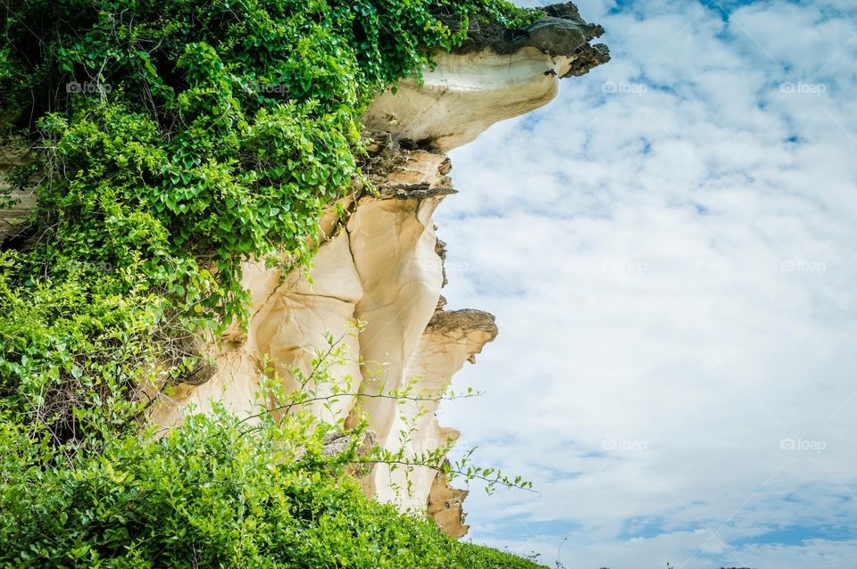 When the earth touches the sky. A magnificent view that takes your breath away