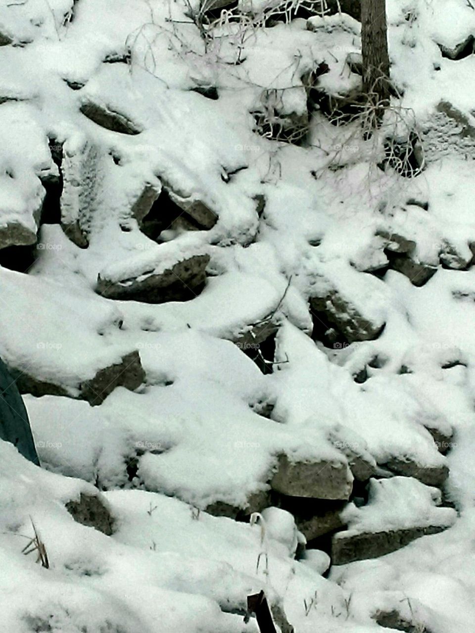 Snow on the Rocks