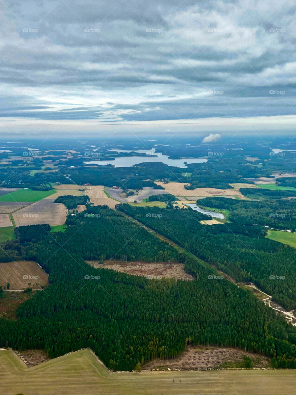 Landscape view from above 