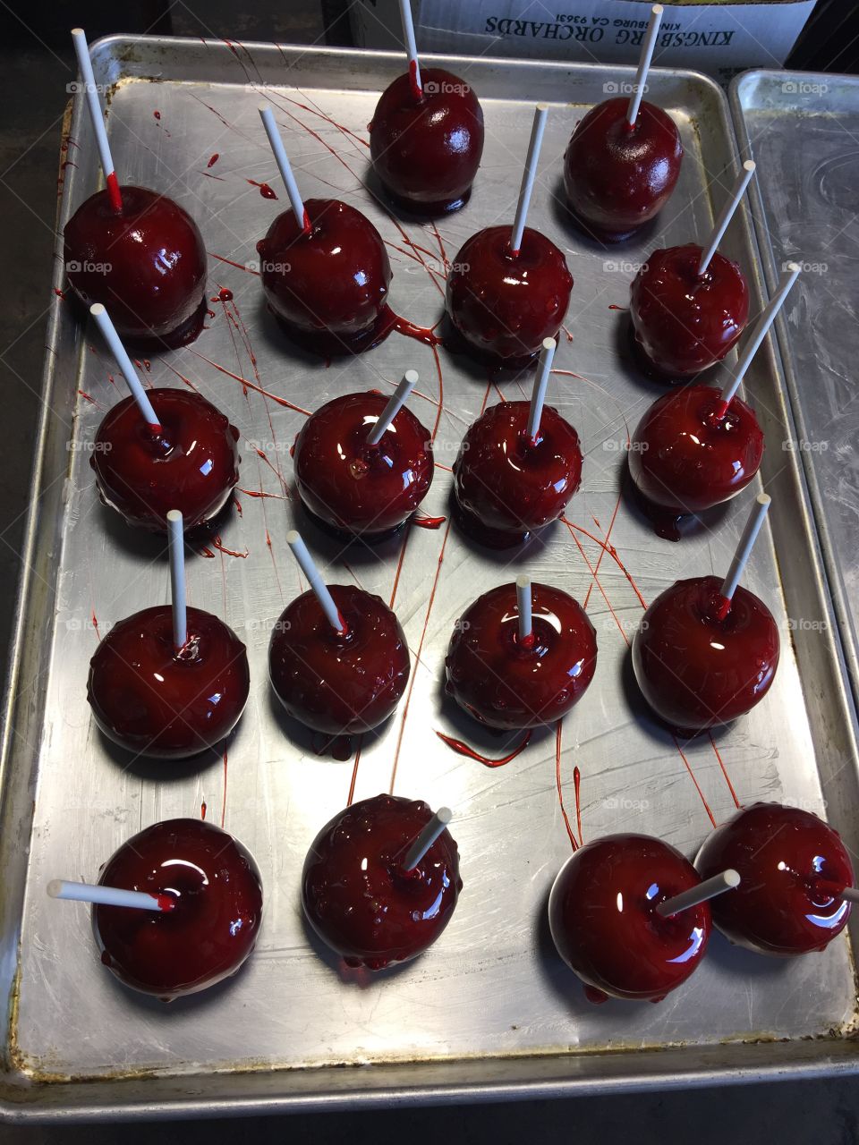 Homemade Candy Apple for Halloween Tradition with Family 