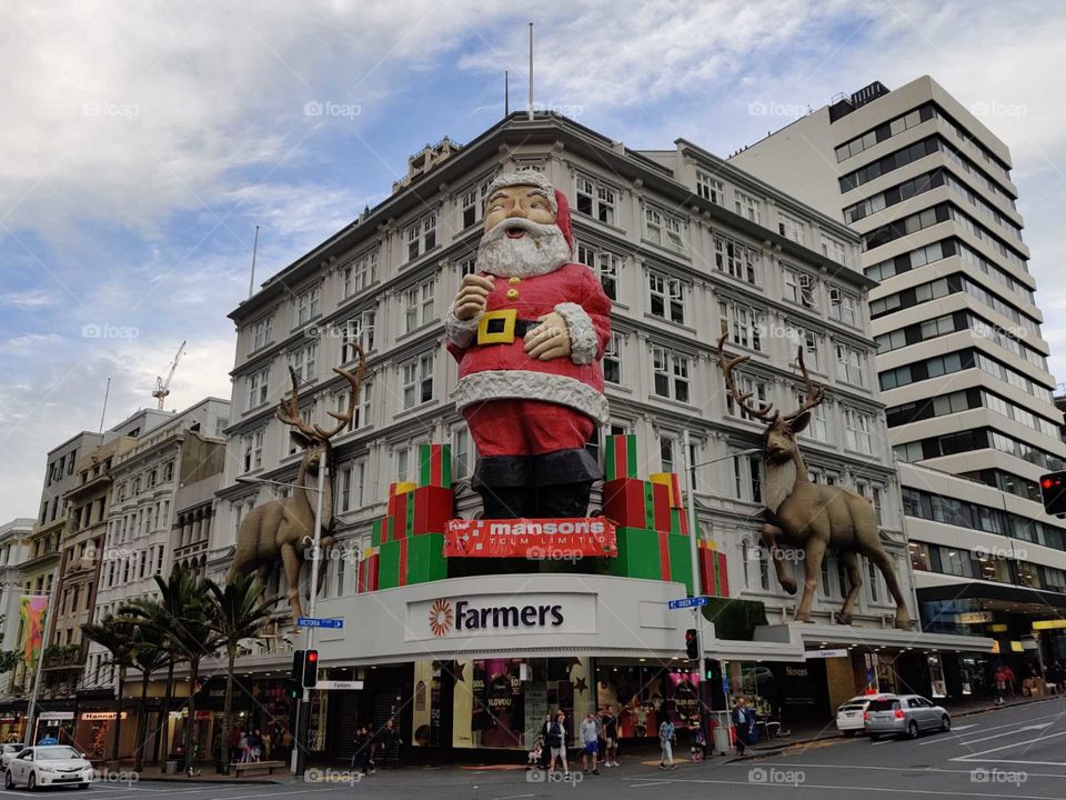 Santa in Auckland 