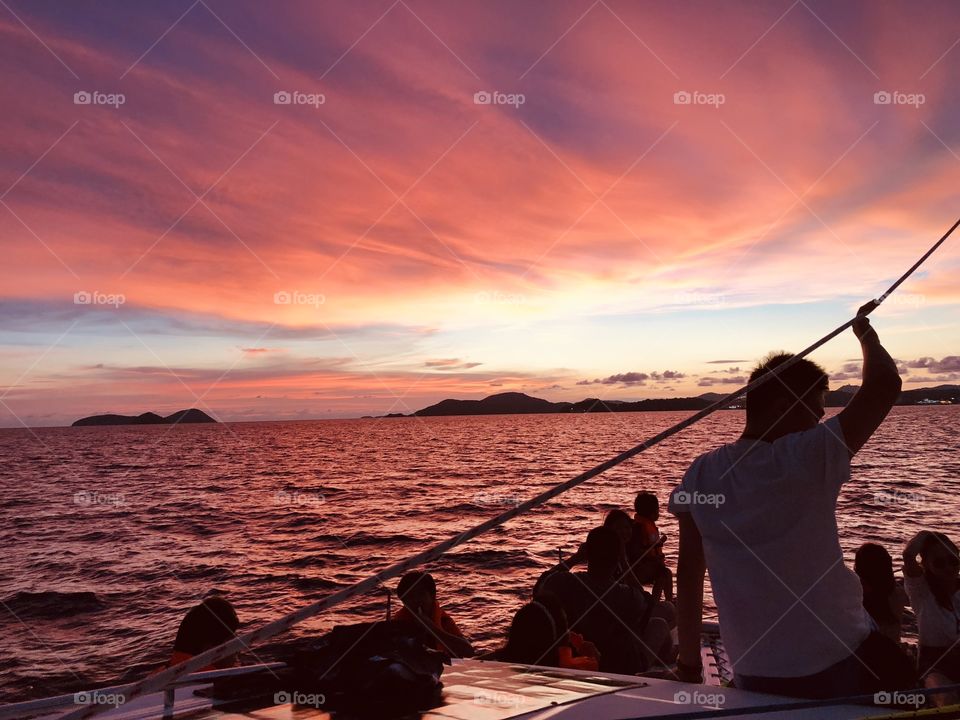 Red sky - Phuket,Thailand