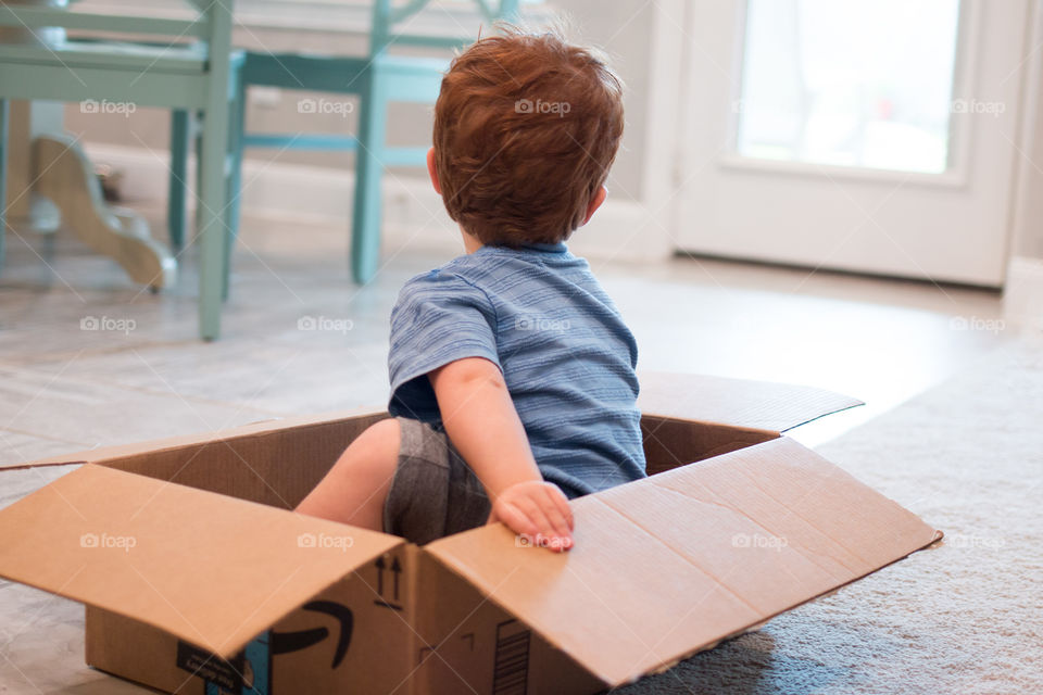 Boy and a box 