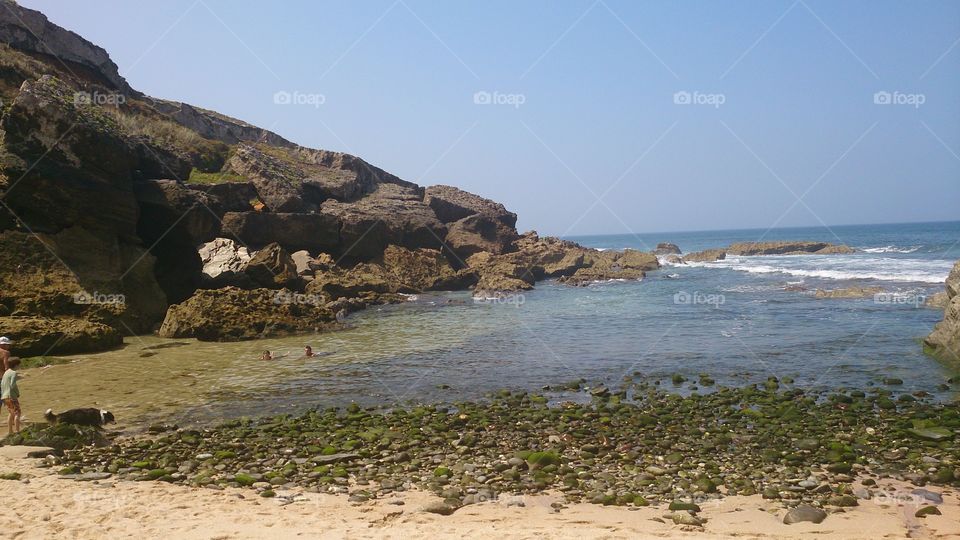 nice beach. portuguese beach