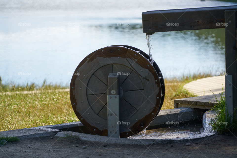 Water traditional tools. 