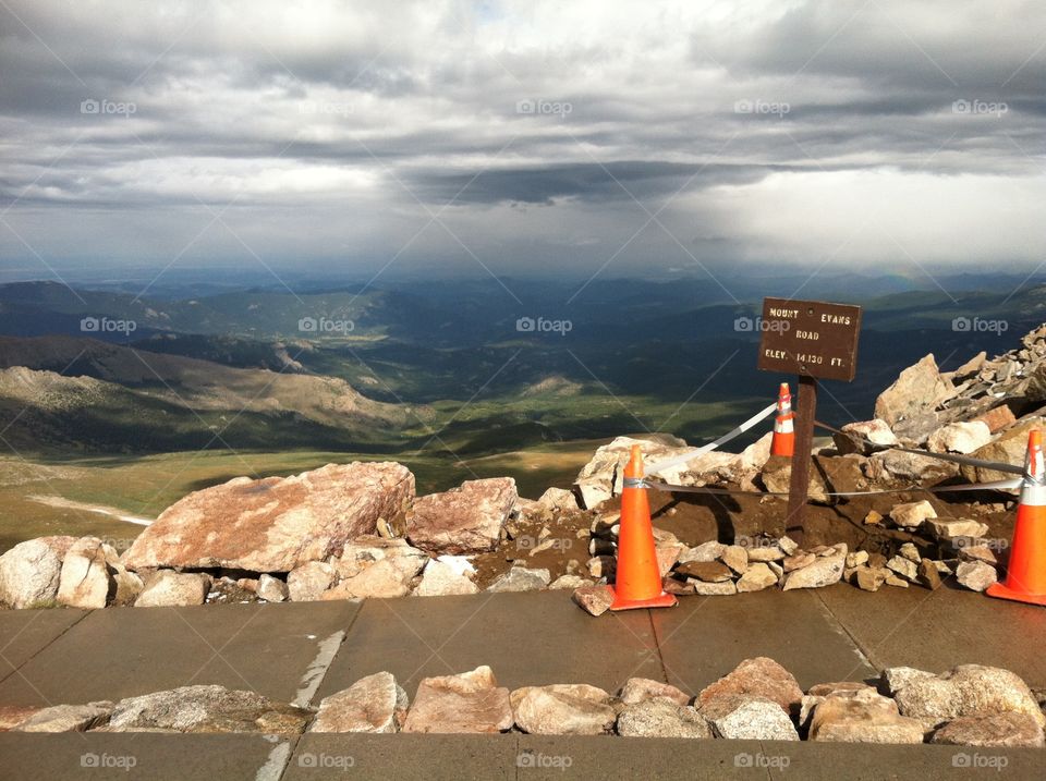 Mount Evans, highest paved road in North America!