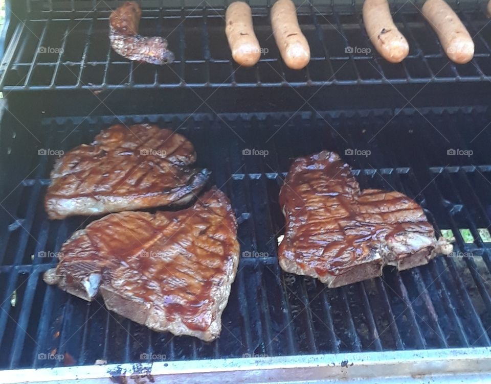 1 inch grilled steak
