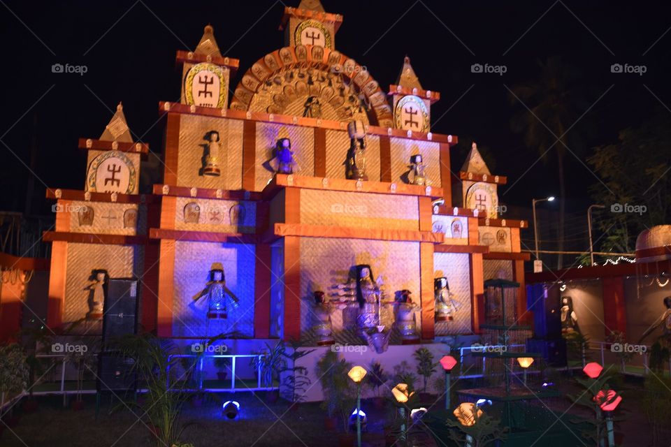 Durga puja pandal