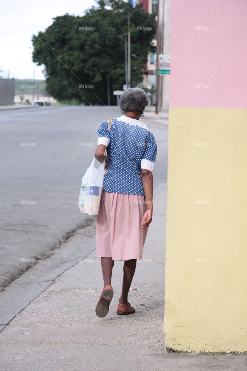 Lady in pink 