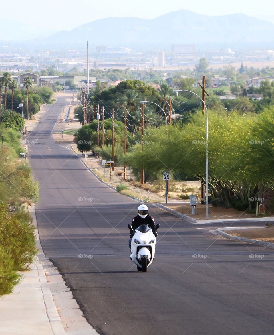 Motorcycle shot