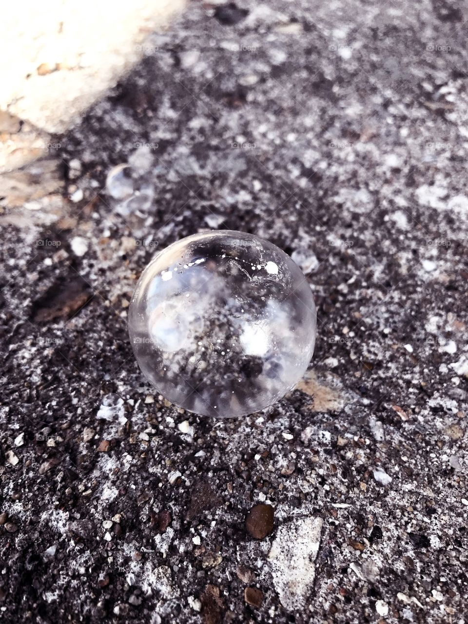 Frozen bubbles 