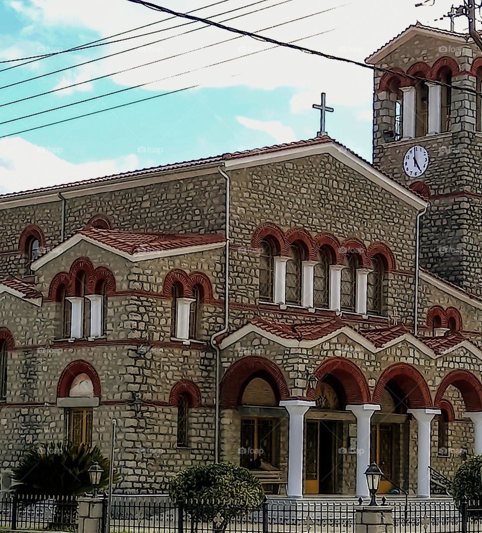 A big orthodox  church