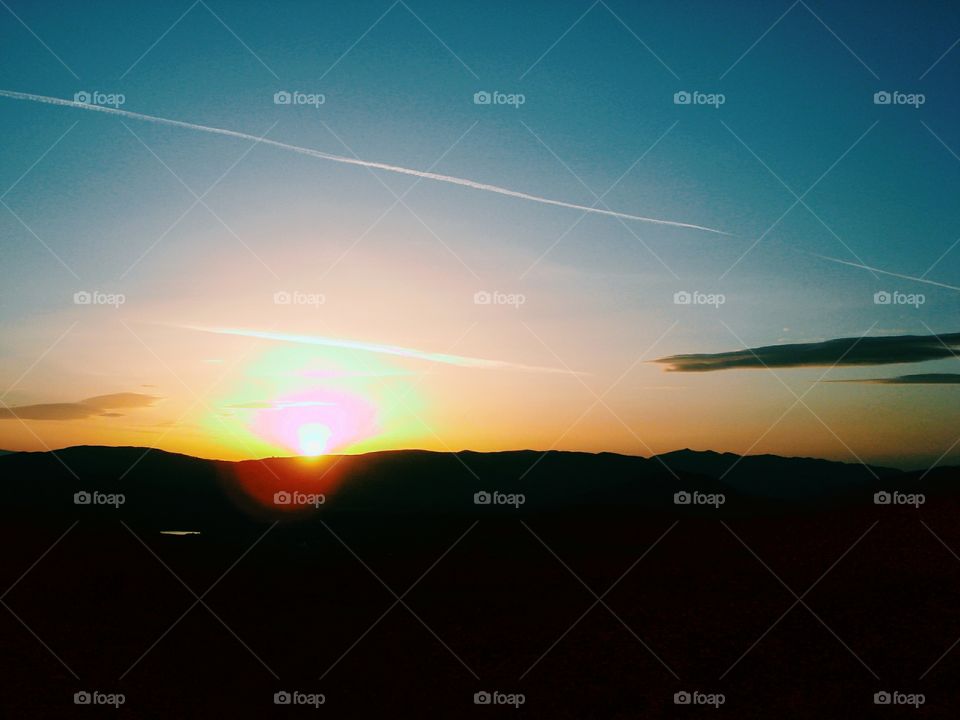 Kolonja Plain Sunset