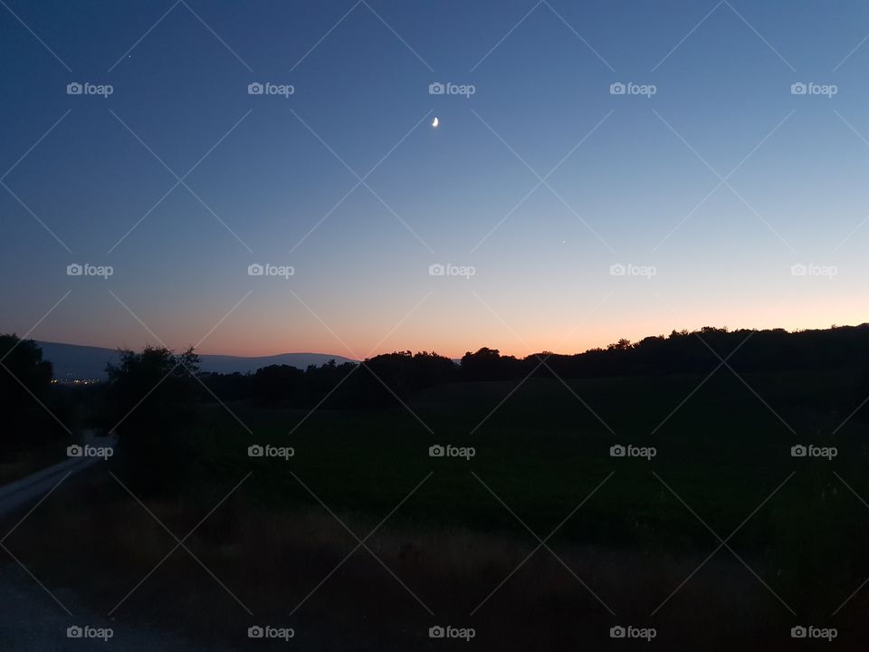 atardecer en Santurde Castilla y León Burgos