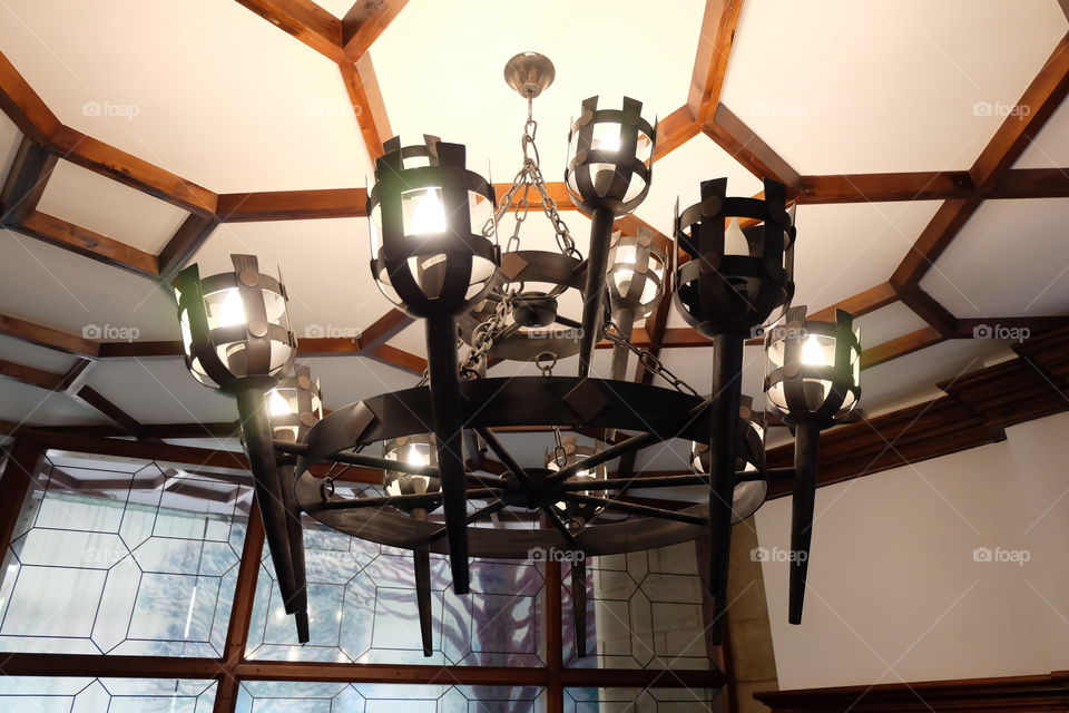 Rusty chandelier