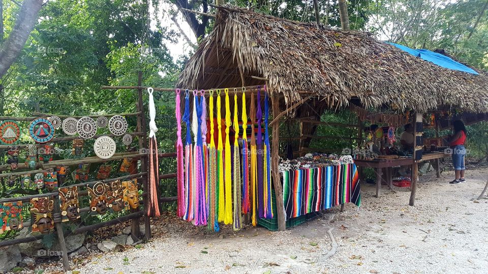 local Mayan souvenir shop