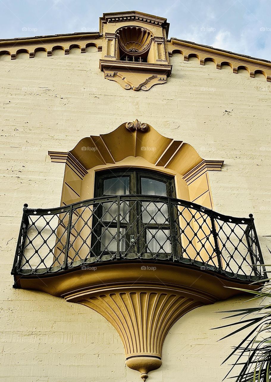 Hispano Moresque Style Architecture Balcony Window