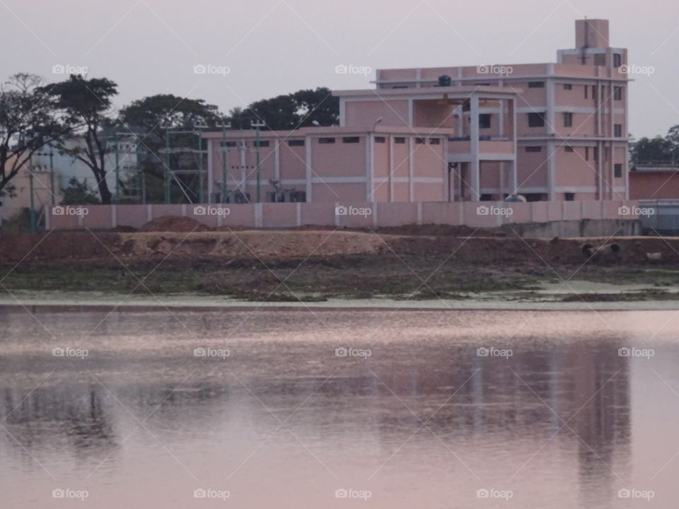 Water, Flood, River, Building, House