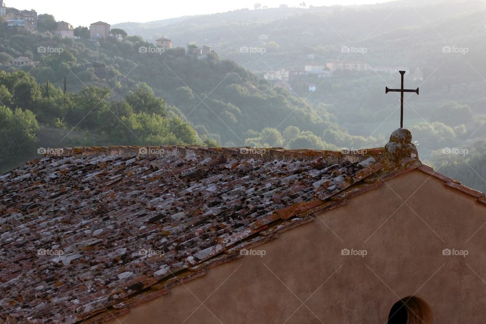 Chapel in Tuscany, Italy.