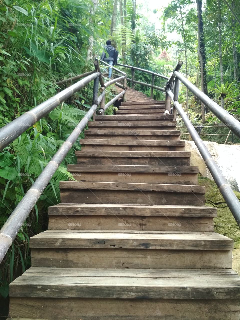tangga mengajarkan kita untuk tetap berjalan hingga atas