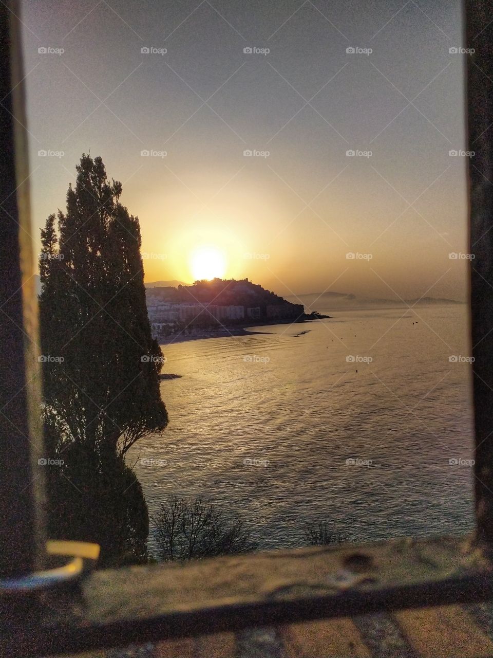 sunrise in the autumn