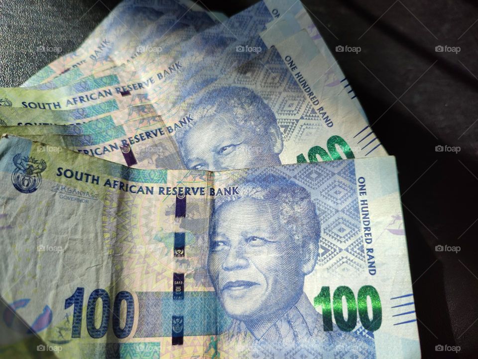Rand - R100, banknotes South Africa