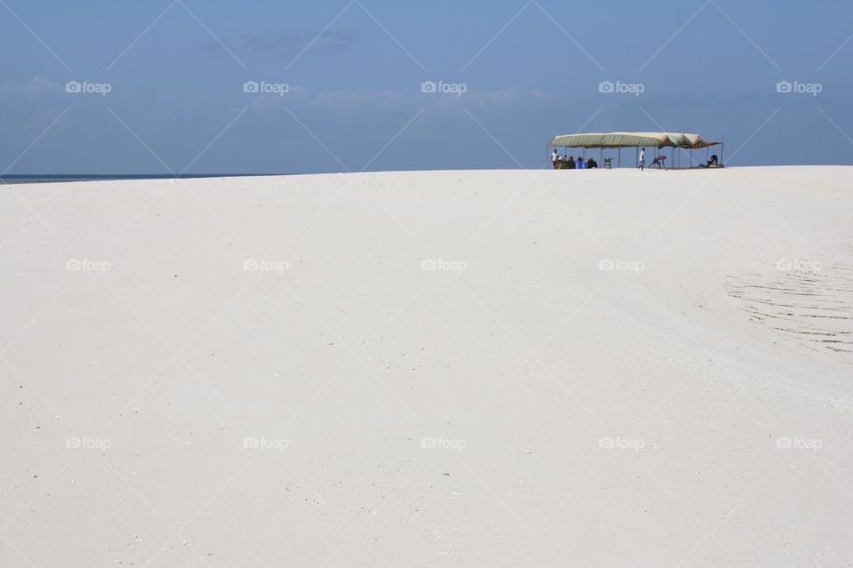 Tent in the sand