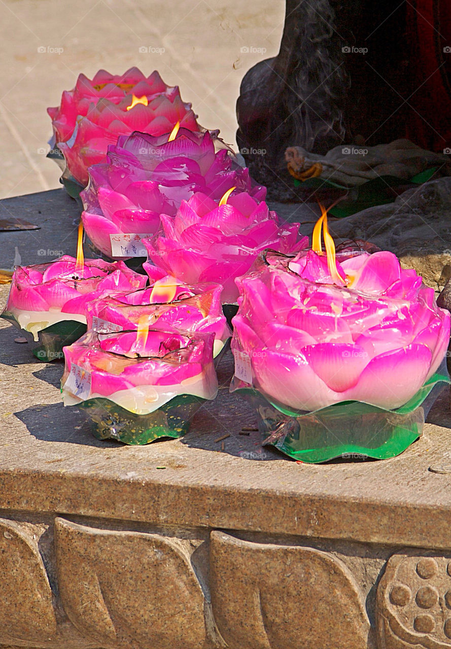 candles china shanghai temple by campbellrobertson