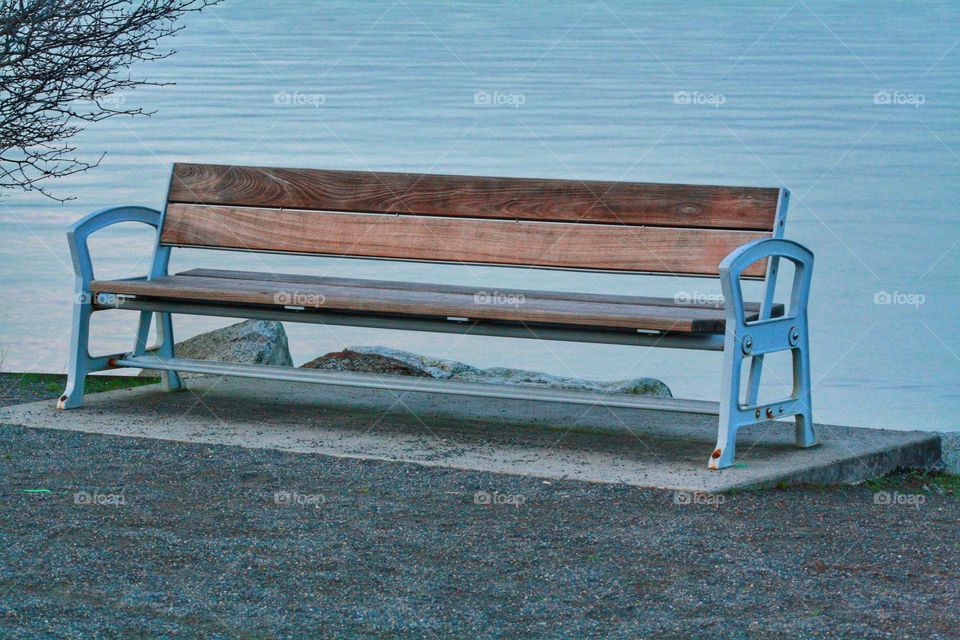 seaside bench