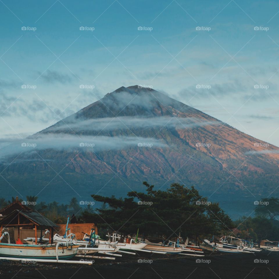 Mt. Agung before Eruption 2017
