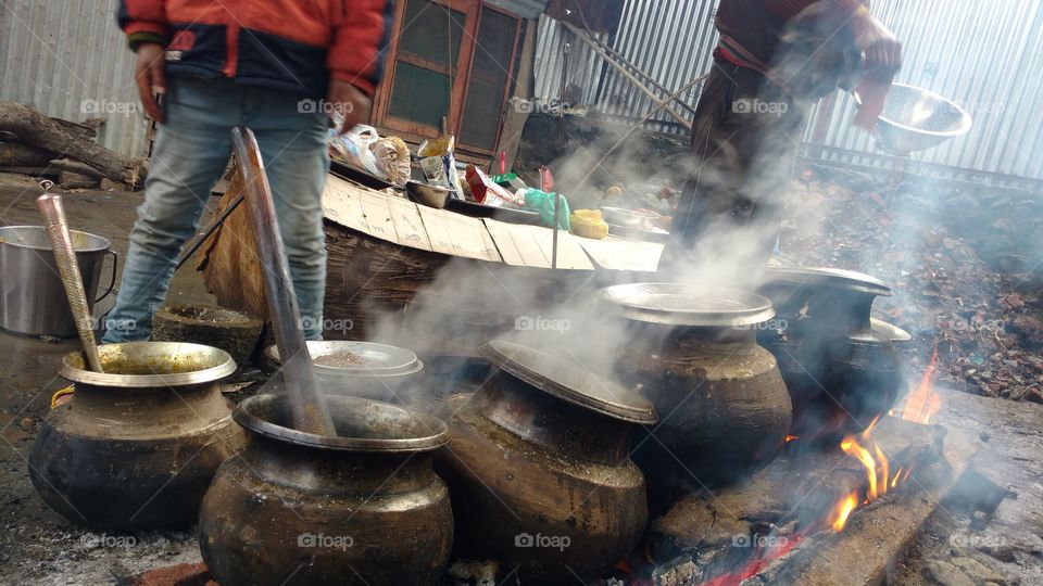 Flame, Smoke, People, Container, Festival