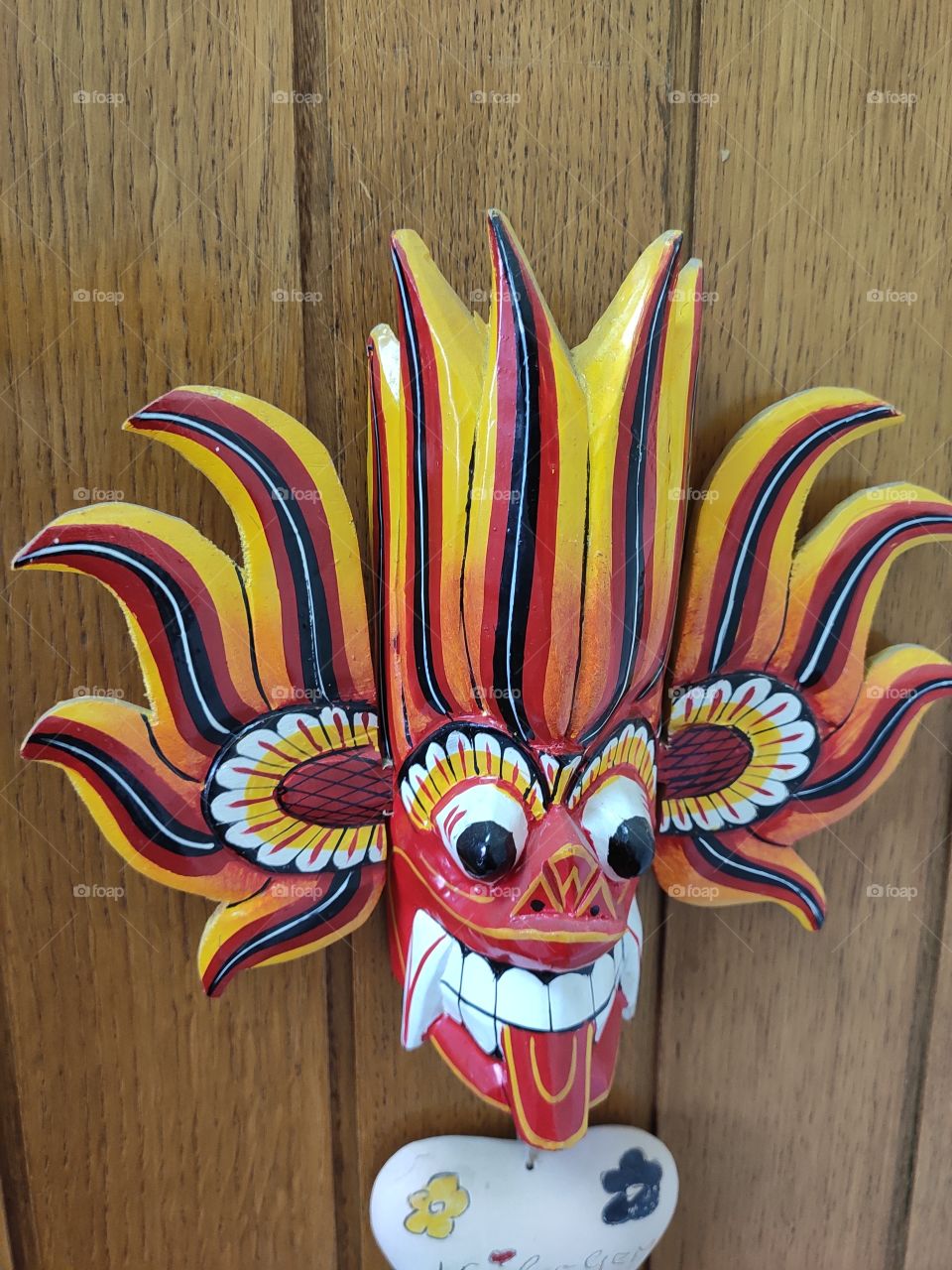 Sri Lankan wooden mask