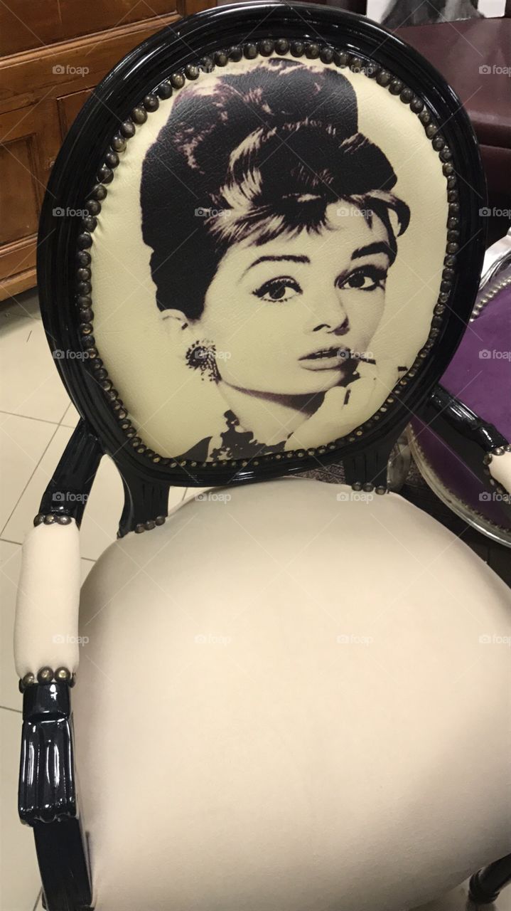 Sitting with Audrey Hepburn 