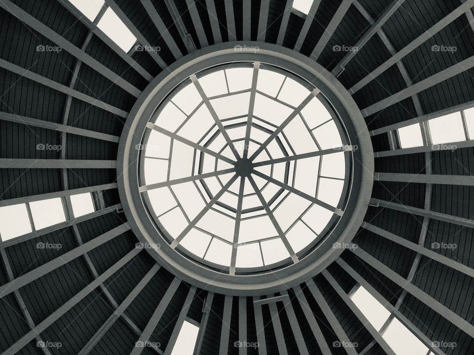 Awesome skylight at the mall 