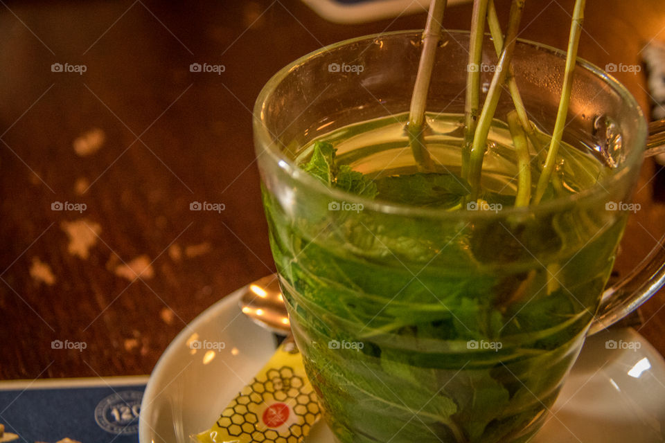 Mint tea