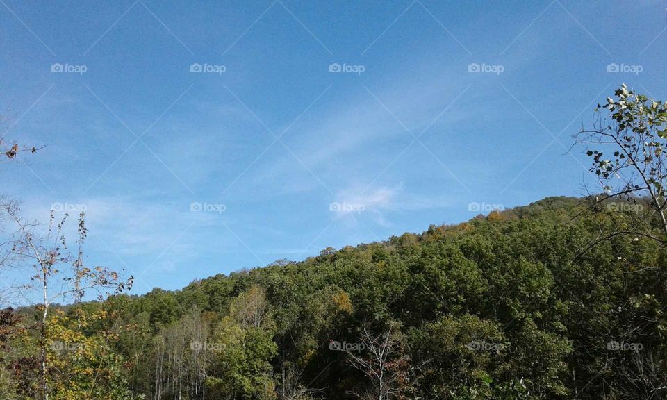 Blue Sky & Mountain