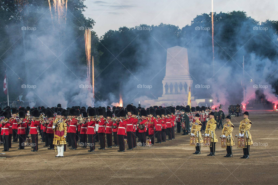 The Commemorate of the WWI & II by HM Guard