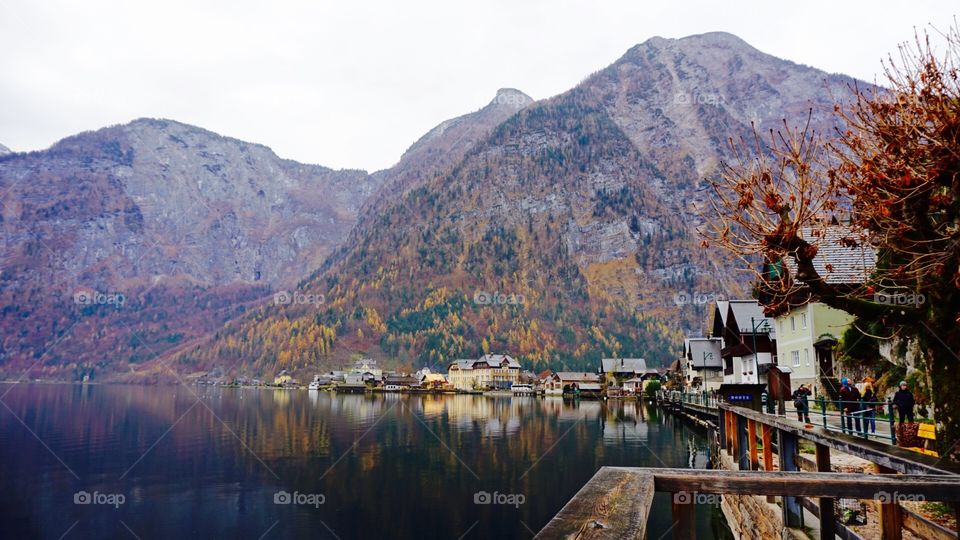 Hallstatt lake view