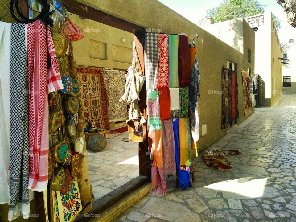 Old Dubai Textile Souk
