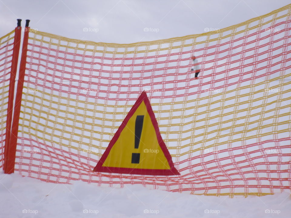 ski sign