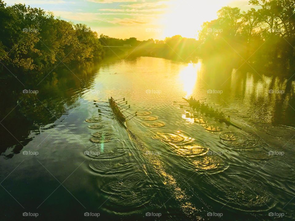 Golden Hour Rowing - Golden hour time Mission