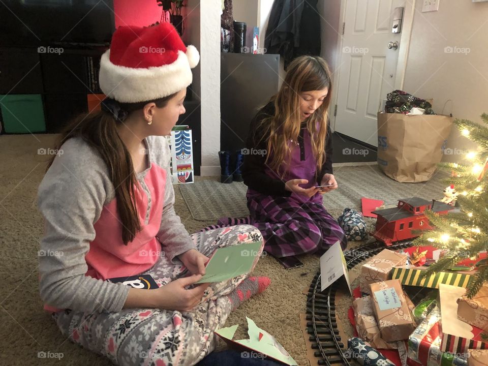 Christmas morning