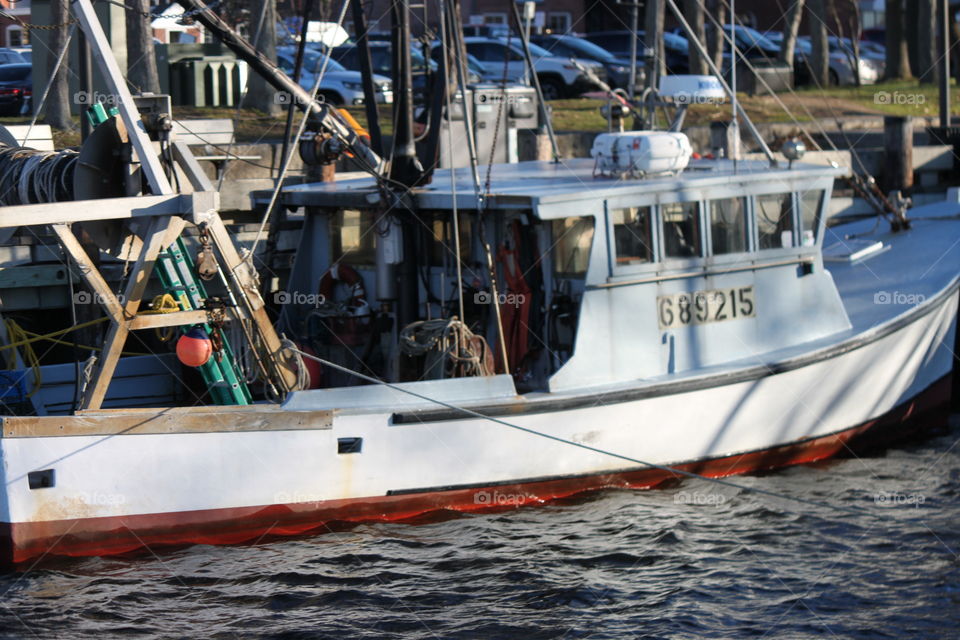 Boat in the water